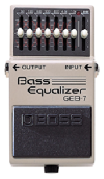 Pedal Boss Bass Equalizer Geb-7 Ecualizador De Bajo 